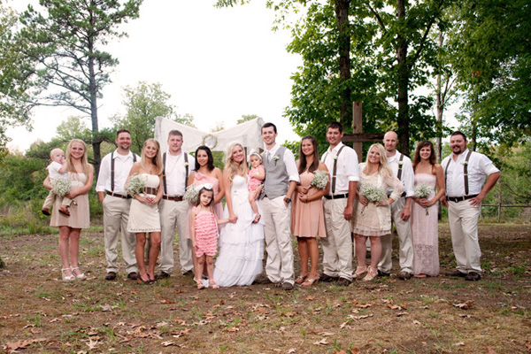 Real Weddings: Adrianne &amp; Richard&#039;s Handmade Country Wedding