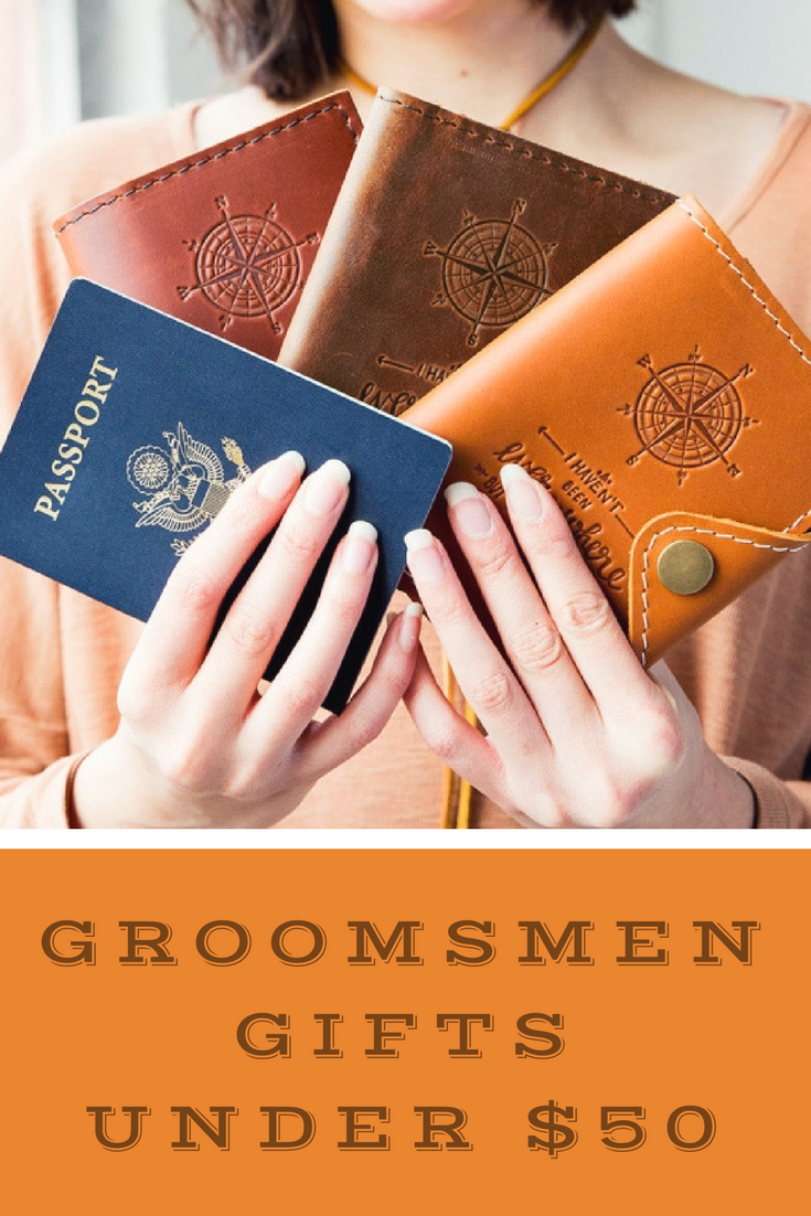 Personalized Leather Groomsmen Gifts Under