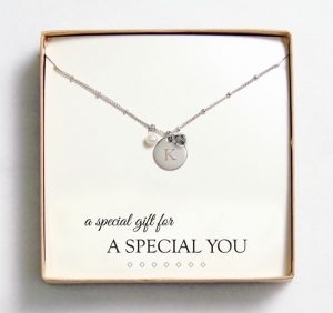 Bridesmaid Gift Idea: Customizable Jewelry from Wedding Outlet