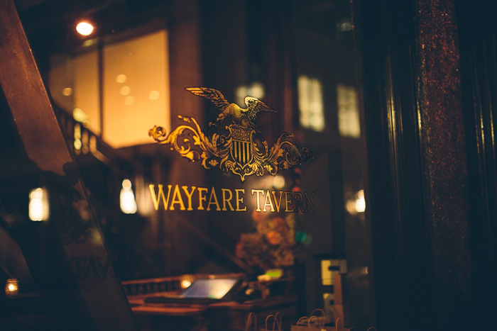 Wayfare Tavern window
