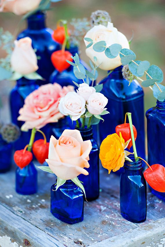 True-Blue: 5 Cobalt Blue Color Palettes for your Wedding Day