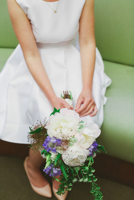 bride's elopement bouquet