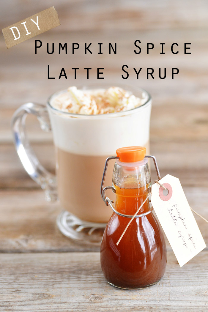 Pumpkin Spice Latte Recipe DIY Favors