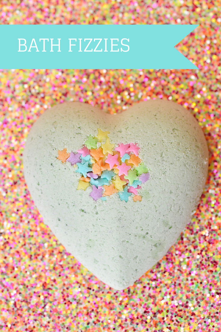 DIY Bath Fizzies with Sprinkles