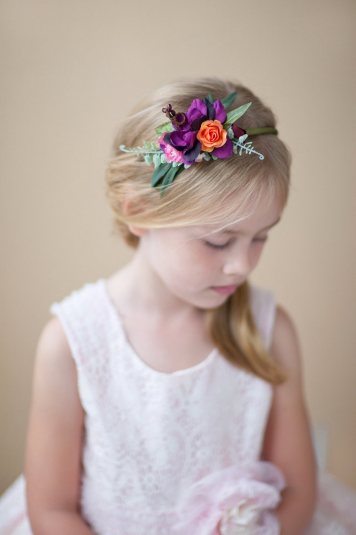 12 Adorable Flower Girl Hair Accessories Intimate Weddings