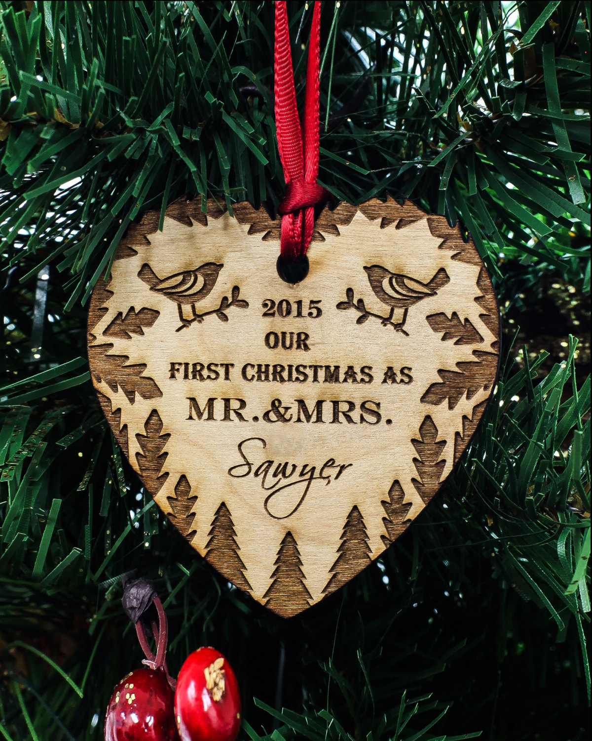 15 First Christmas Together Ornaments 2016 Etsy Gift Guide