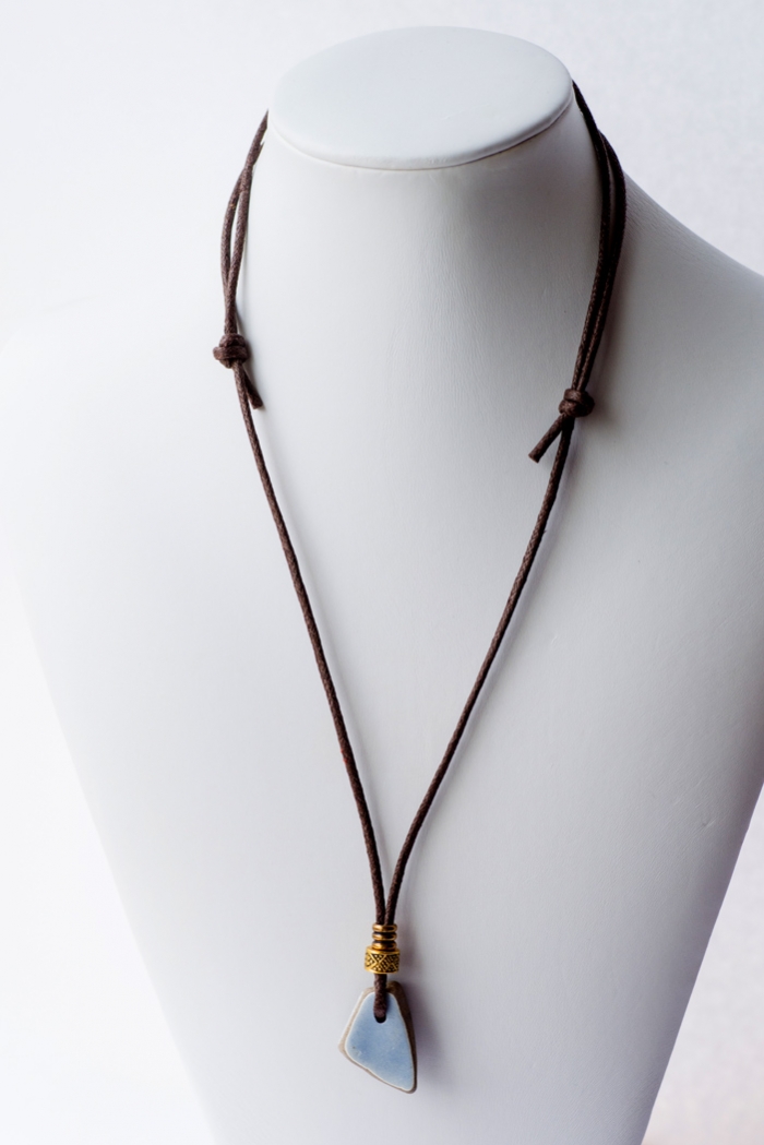 leather cord necklace diy