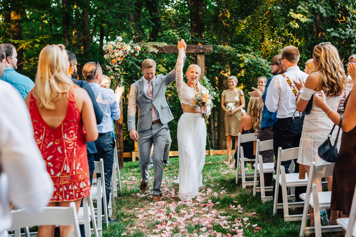 Kelly and Dan’s Romantic Backyard Wedding in Maryland