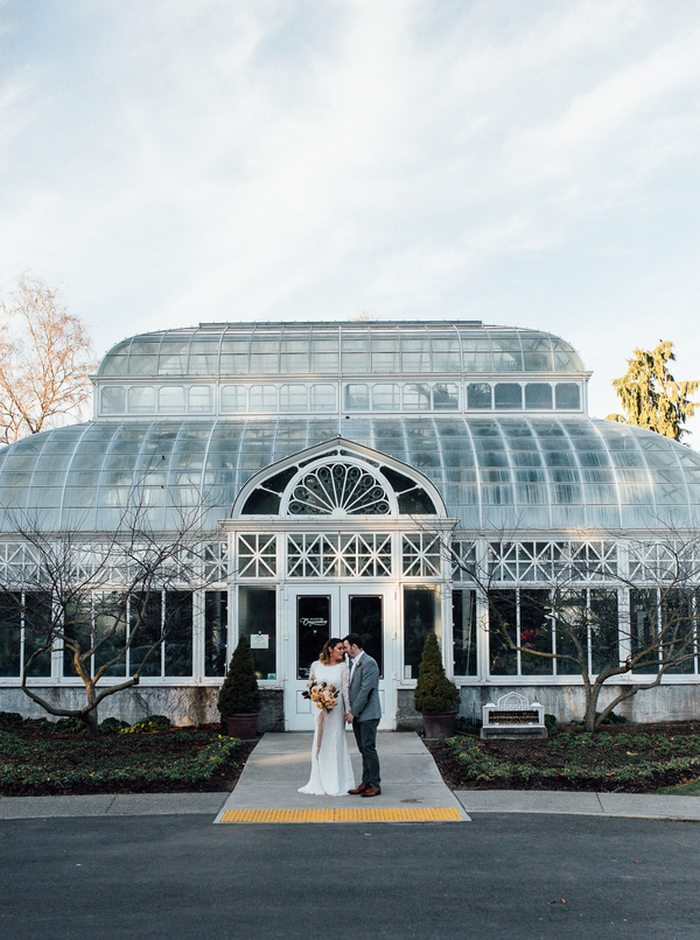 One Year Anniversary Shoot at Iconic Seattle Conservatory