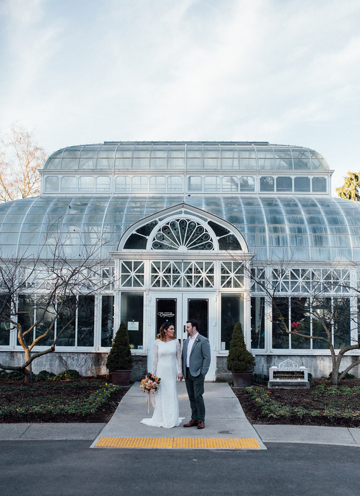 One Year Anniversary Shoot at Iconic Seattle Conservatory