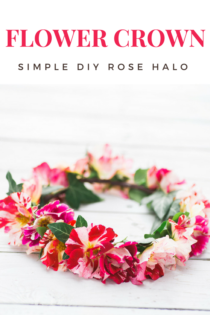 DIY Rose Flower Crown