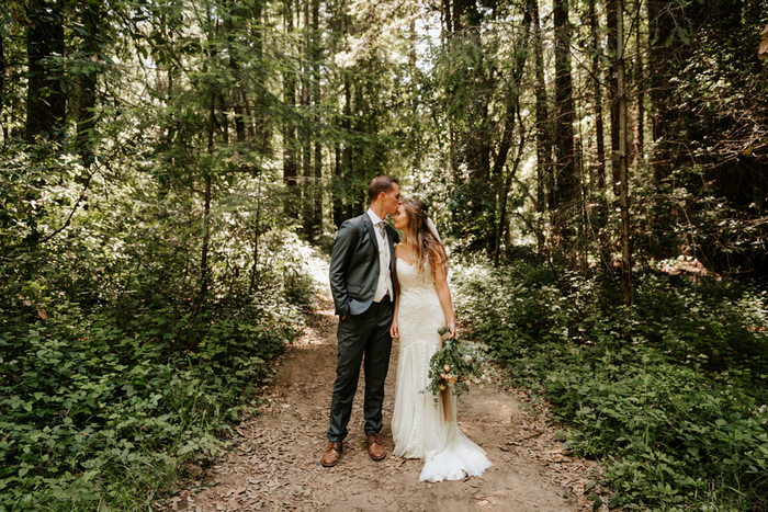 Hannah and Rocky’s Intimate Redwoods Wedding