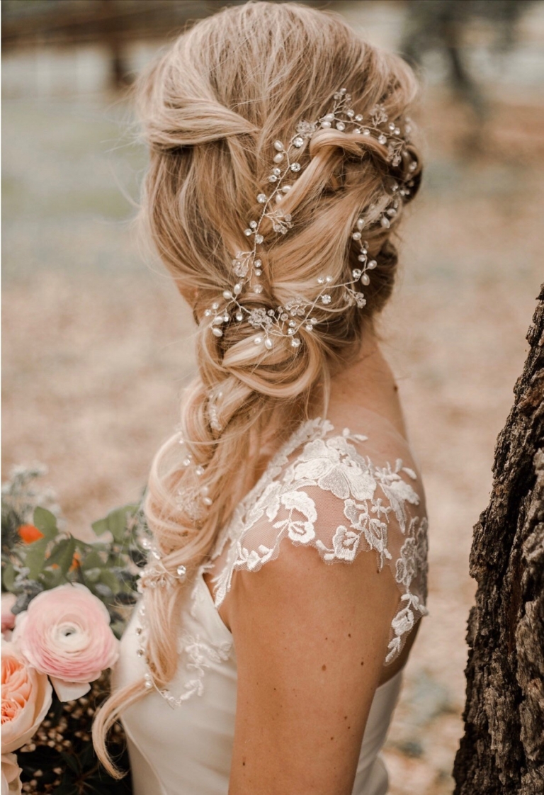 Dreamy Bridal Hair Vines Beautiful Bridal Hairstyle Inspiration 6149