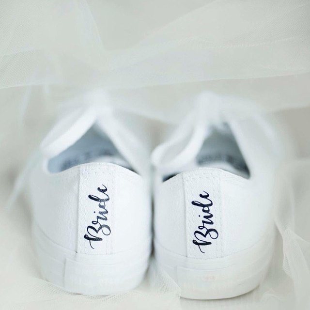 diy wedding sneakers